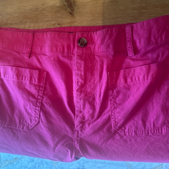 J Crew pink high-rise patch-pocket wide-leg pant size 28 - Picture 8 of 10